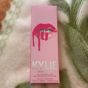 Kylie cosmetics Valentine matte lip kit. It is a beautiful vivid pink color.